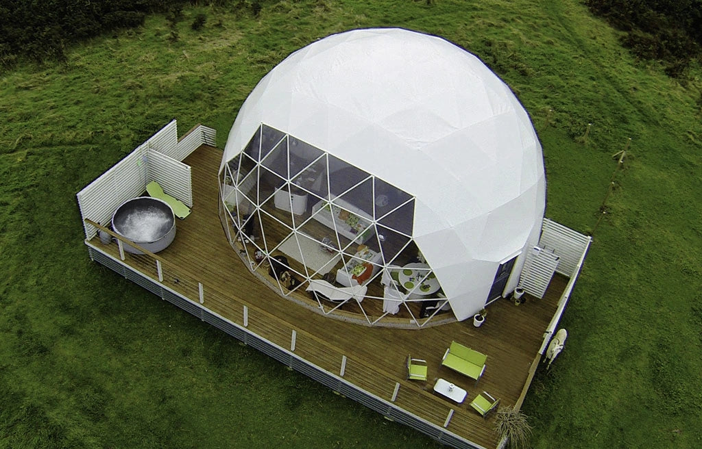 Geodesic Dome Tent - With FREE DECK PLANS