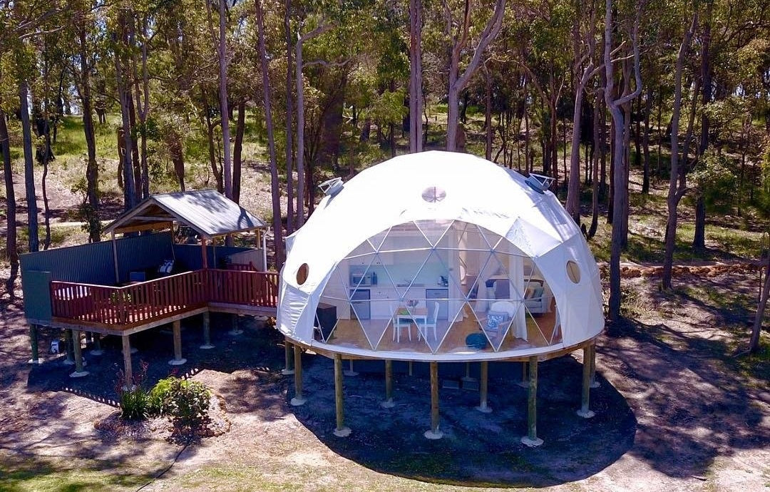 Geodesic Dome Tent - With FREE DECK PLANS (select Super Heavy Duty to purchase 8m & 10m) - Canadian Glamping Domes